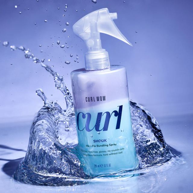 Curl Wow Shook Mix + Fix Bundling Curly Hair Spray